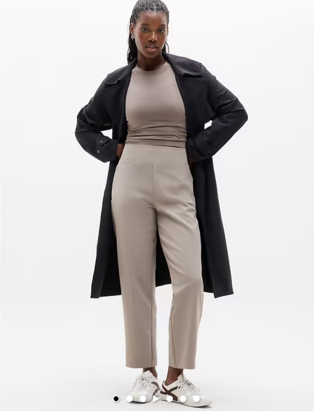 Athleta Endless High-Rise Pants in Mortar Mushroom